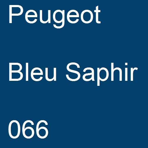 Peugeot, Bleu Saphir, 066.